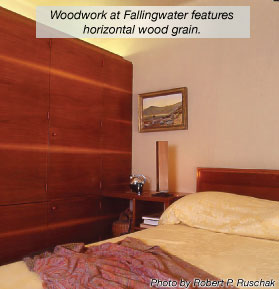 Fallingwater woodwork