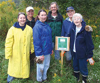 From left: WPC staff member Rosie Wise, Bob Janesko, Louise and Jim Sprowls, Don and Roberta Gorman.