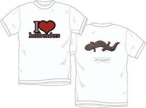 Hellbender t-shirts.