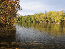 The Juniata River flows through 
Pennsylvania’s Central Valleys and Ridges and joins the Susquehanna, which is a Chesapeake Bay tributary.