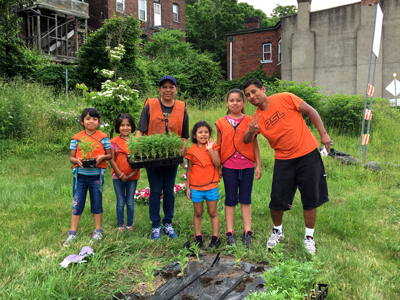WPC Garden Planting in the city of Pittsburgh