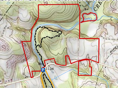 Wolf Creek Narrows Map
