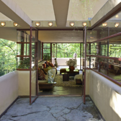 Fallingwater East-Terrace - Photo by Christopher Little