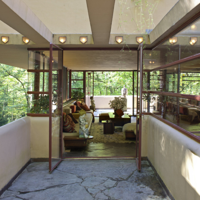 Fallingwater East-Terrace - Photo by Christopher Little