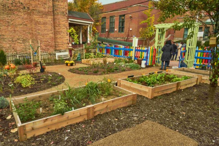 The Page Street Community Accessible Vegetable Garden in Pittsburgh’s Manchester community is now open to all to enjoy gardening