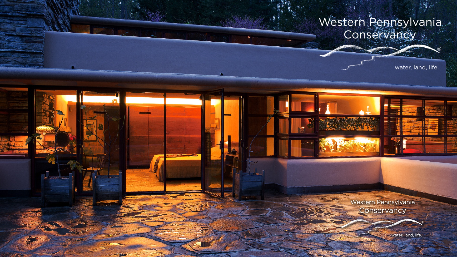 Fallingwater in Spring