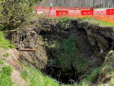 Photo of Loyalhanna Creek Sinkhole