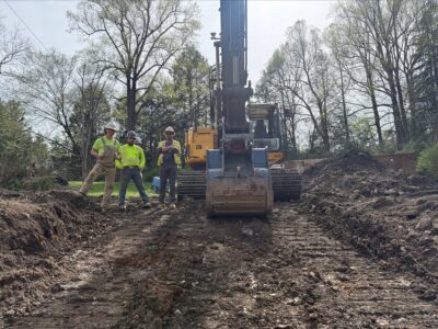 Sinkhole project in process