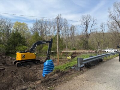 Sinkhole project in progress