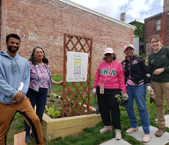 Community members open new Hill District Community Garden