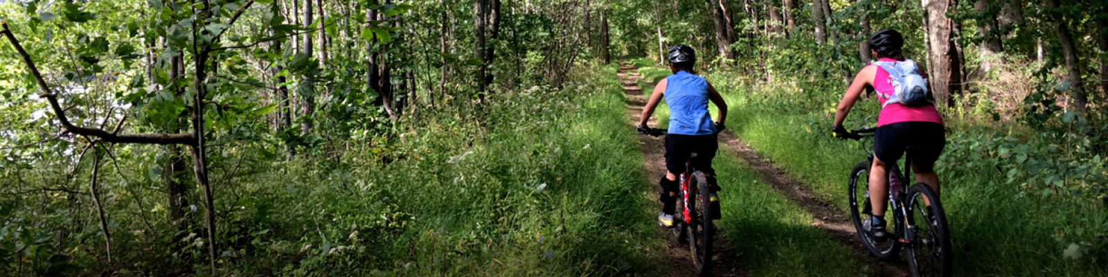 Bikers experience in nature
