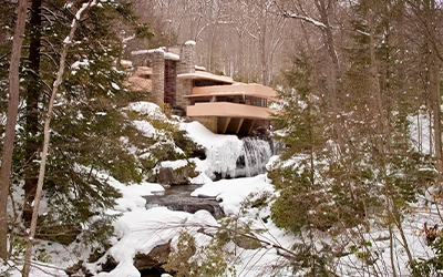 Fallingwater in the fall