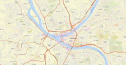 Map of Pittsburgh redbuds 