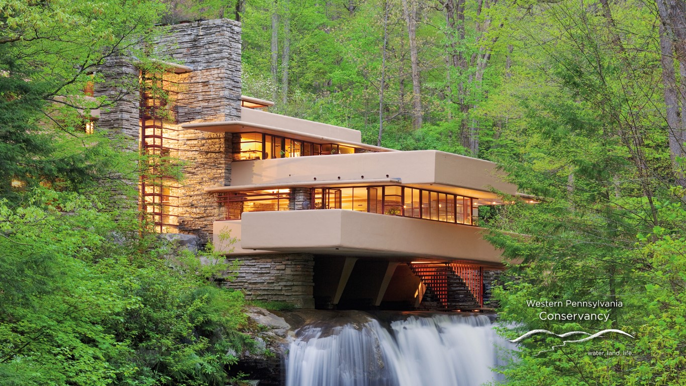 Fallingwater in Spring 