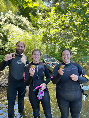 Mussel Conservation team