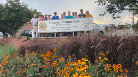 Gardening with volunteers
