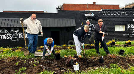 Garden maintenance event